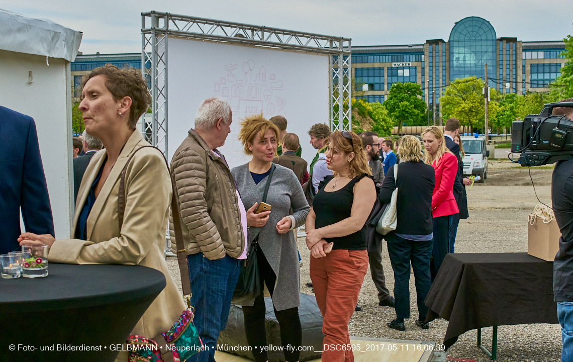 11. Mai 2017 - Grundsteinlegung für die LOGE und dem Kulturquadrat in Neuperlach